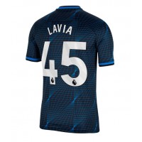 Dres Chelsea Romeo Lavia #45 Gostujuci 2023-24 Kratak Rukav